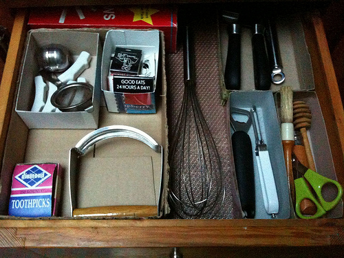Boxes inside Drawers